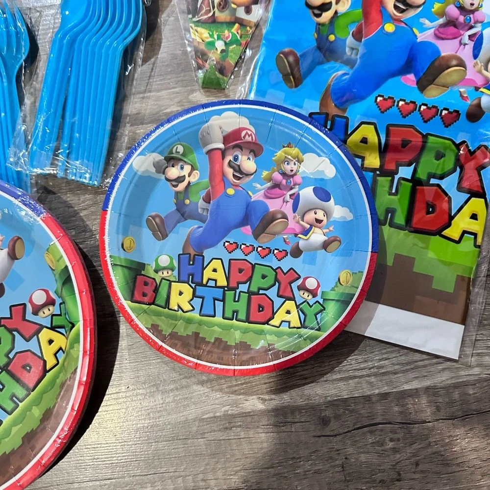 Super Mario Birthday Party Supplies